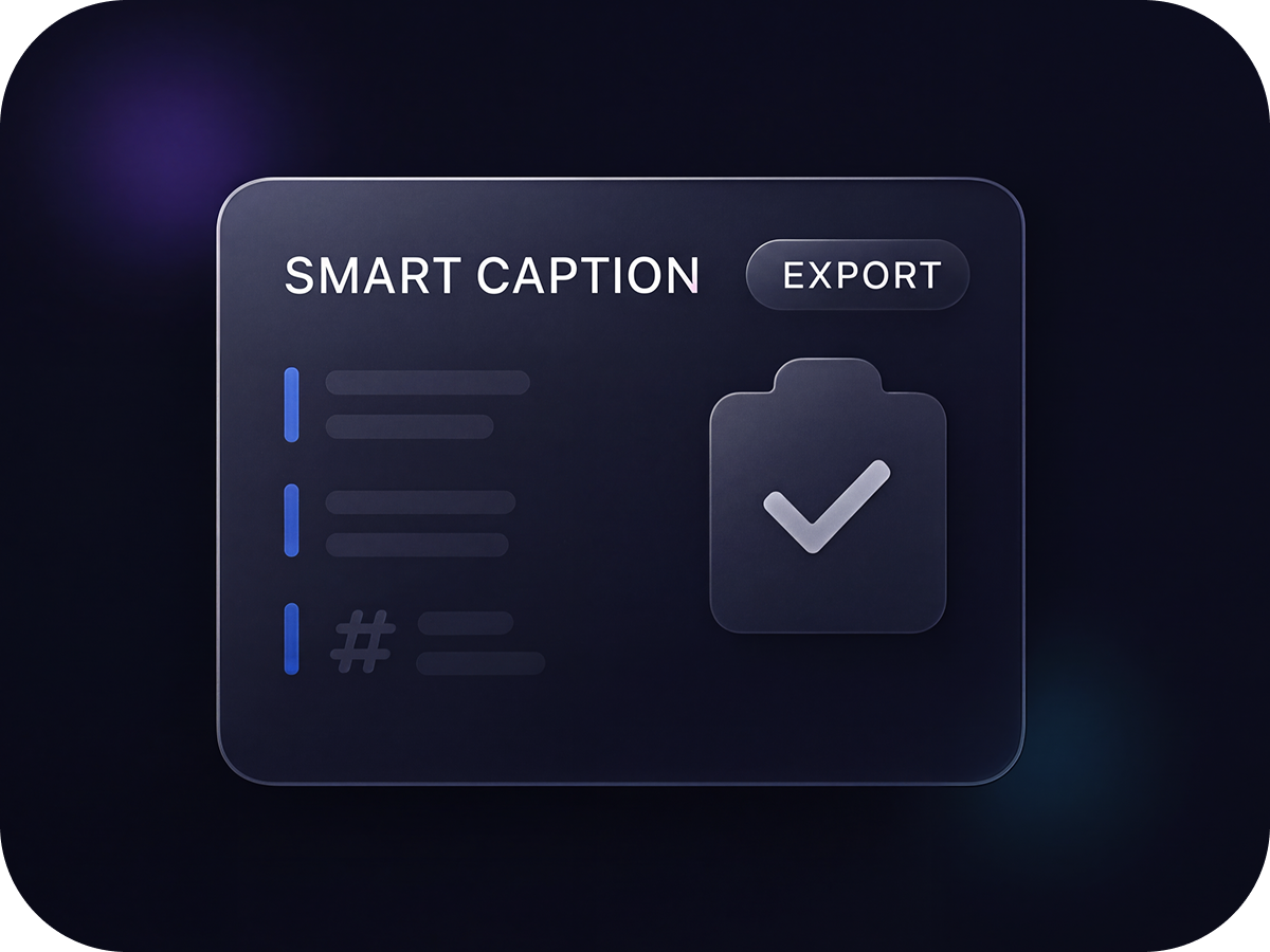 Instagram caption preview